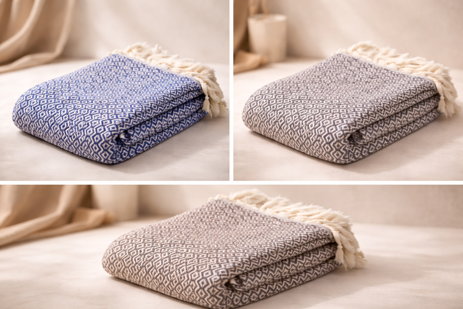 Diamond Turkish Cotton Blanket