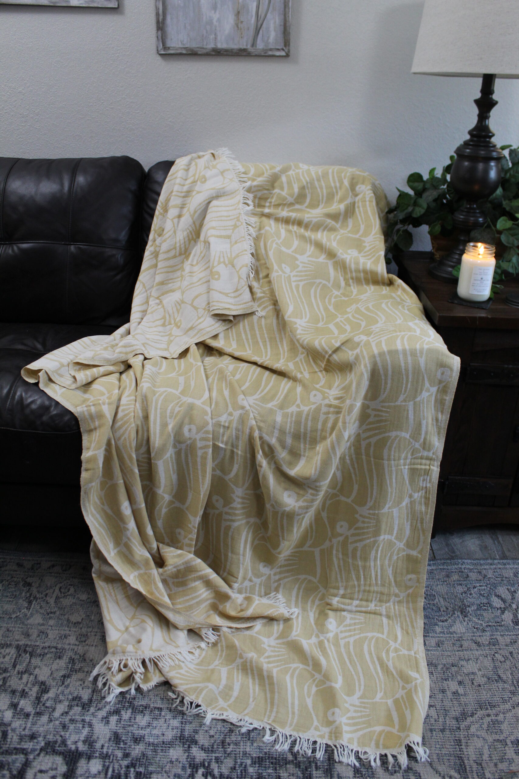 Pisces Turkish Cotton Throw