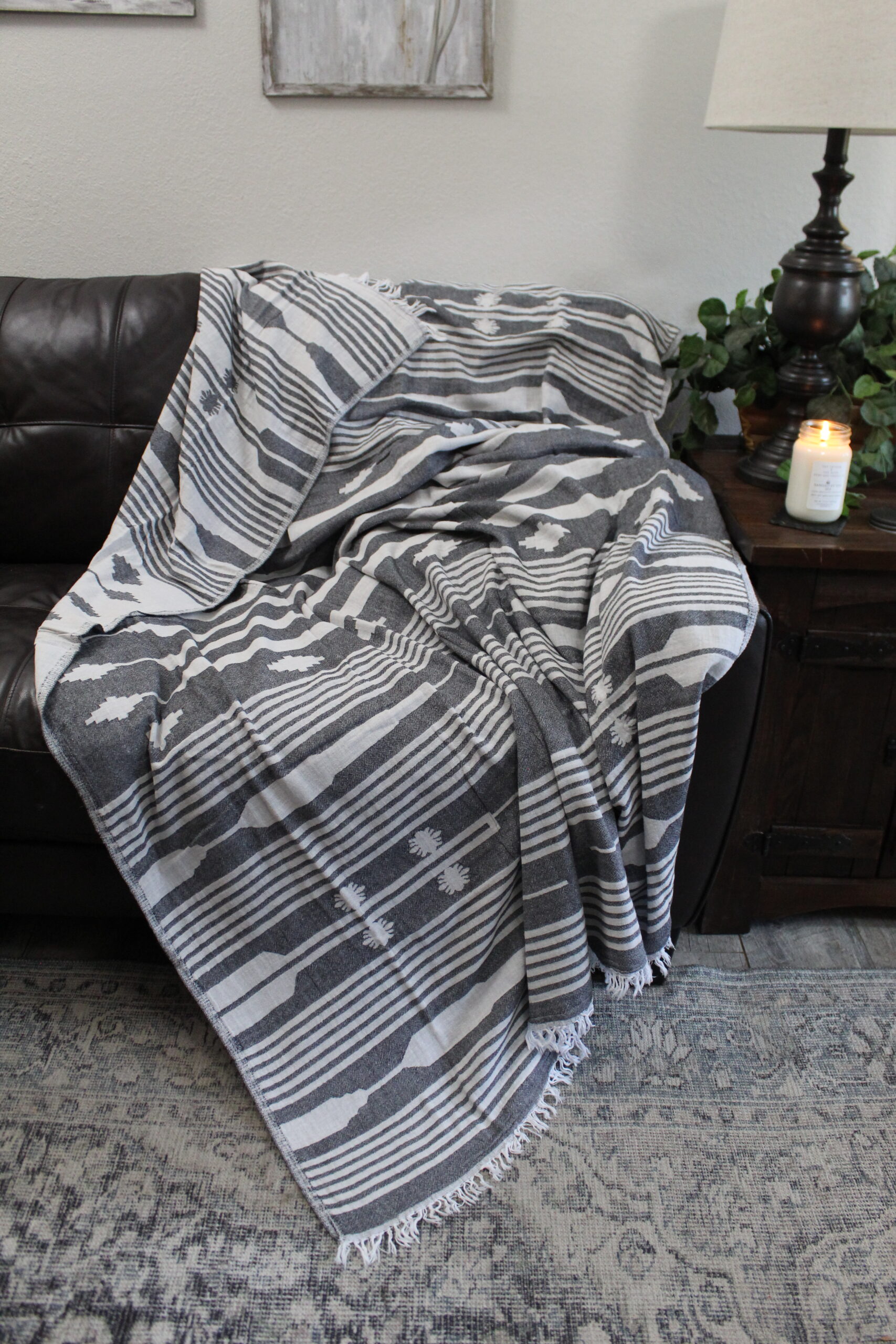 Spider Turkish Cotton Throw