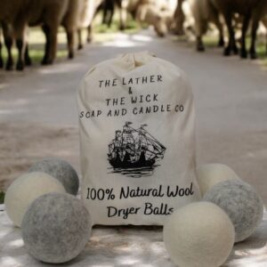 100% Wool Dryer Balls - Set of 6